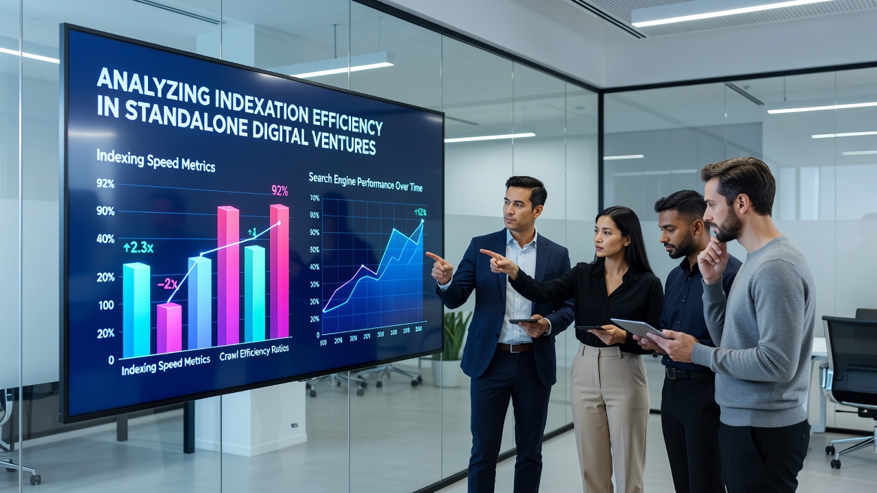Mid-article graph illustrating efficiency improvements in standalone digital ventures between 2024 and 2026